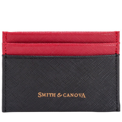 Кардхолдер Smith &amp; Canova 26827 Devere Black-Red (26827 BLK-RED)