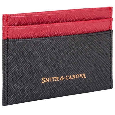Кардхолдер Smith &amp; Canova 26827 Devere Black-Red (26827 BLK-RED)