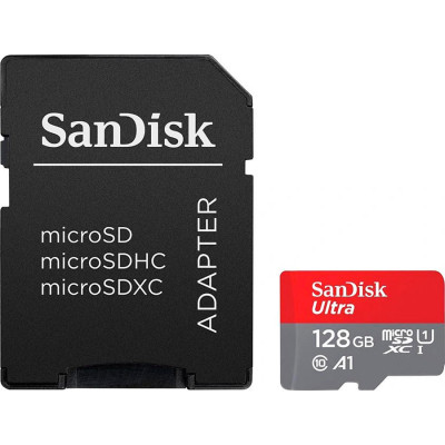 Карта пам&#039;яті SanDisk 128GB microSD class 10 UHS-I Ultra (SDSQUAB-128G-GN6MA)