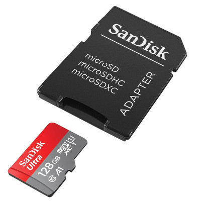 Карта пам&#039;яті SanDisk 128GB microSD class 10 UHS-I Ultra (SDSQUAB-128G-GN6MA)