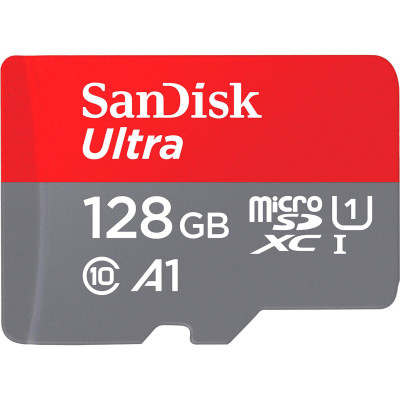 Карта пам&#039;яті SanDisk 128GB microSD class 10 UHS-I Ultra (SDSQUAB-128G-GN6MA)