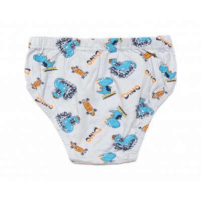 Труси дитячі BiyoKids з динозаврами (2556-104B-gray)