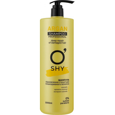 Шампунь O&#039;Shy Argan Відновлення структури пошкодженого волосся 1000 мл (4820195508282)