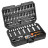 Набір інструментів Neo Tools 73шт, 1/2&quot;, 1/4&quot;, CrV, кейс (10-054)