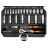 Набір інструментів Neo Tools 73шт, 1/2&quot;, 1/4&quot;, CrV, кейс (10-054)