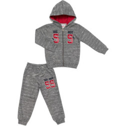 Спортивний костюм дитячий Breeze з капюшоном (9672-110B-gray)