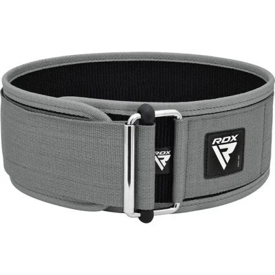 Атлетичний пояс RDX RX1 Weight Lifting Belt Grey S (WBS-RX1G-S)