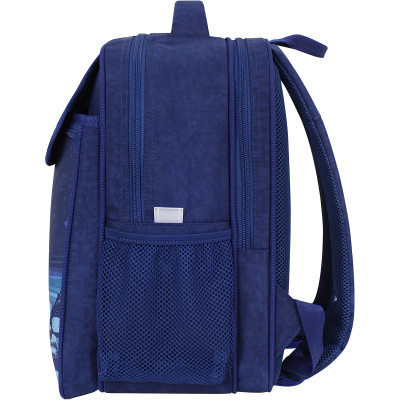 Рюкзак шкільний Bagland Відмінник 20 л. 225 синій 1076 (0058070) (418216675)