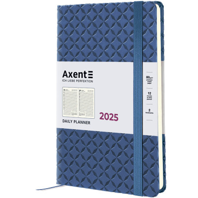 Тижневик Axent датований 2025 Partner Gently 145х210 мм, темне море (8822-25-05-A)
