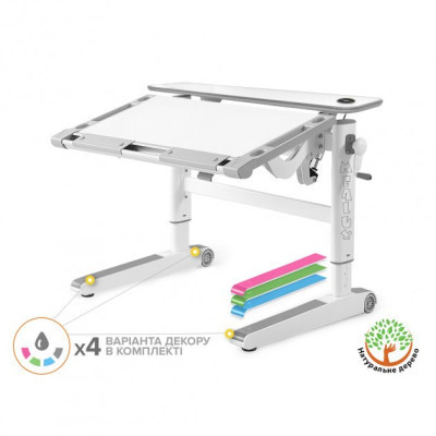 Парта Mealux Ergowood M Multicolor W Energy (BD-800 W/MC Energy)