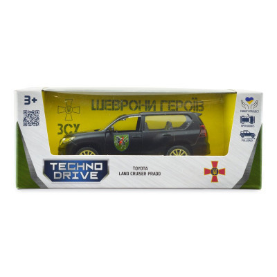Машина TechnoDrive Автомодель серії Шеврони Героїв - Toyota Land Cruiser Prado - 110 ОМБр (250359M)