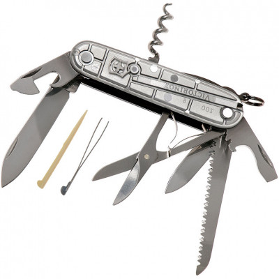 Ніж Victorinox Huntsman Transparent Silver (1.3713.T7)