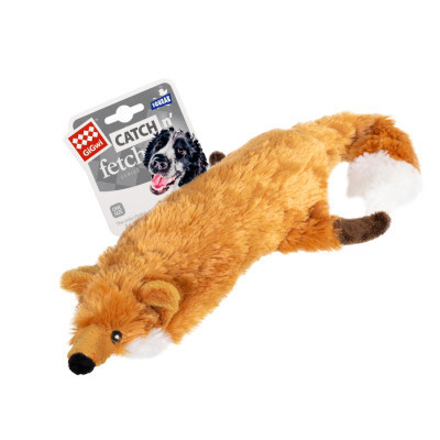 Іграшка для собак GiGwi Catch &amp; fetch Лиса з великою пищалкою 63 см (75016)