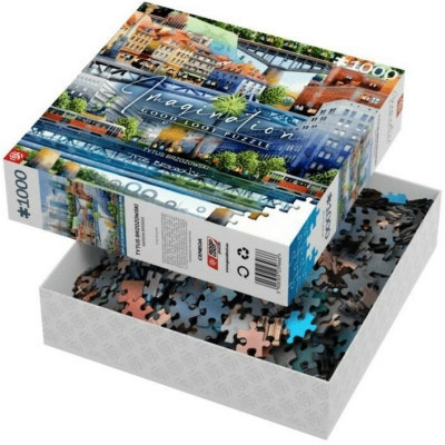 Пазл GoodLoot Imagination: Tytus Brzozowski Warsaw Bridges 1000 елементів (5908305239666)