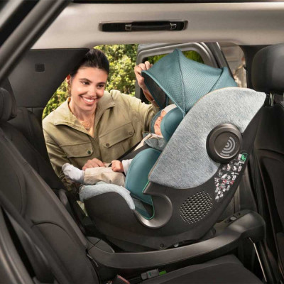 Автокрісло Chicco Bi-Seat Air i-Size з базою Чорне (87050.72)