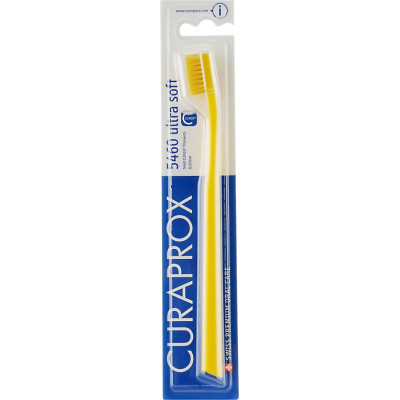 Зубна щітка Curaprox CS 5460 Ultra Soft Ультрам&#039;яка D 0.10 мм Жовта з жовтою щетиною (CS 5460-03)