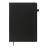 Книга записна Buromax Etalon 210x295 мм 96 аркушів в клітинку обкладинка зі штучної шкіри Чорна (BM.294160-01)