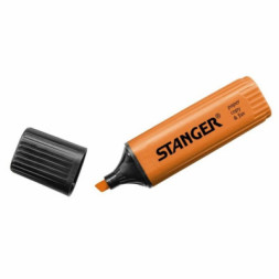Маркер Stanger текстовий, 1-5 мм помаранчевий 10 шт (MARKER-TXT-STFLATO10)