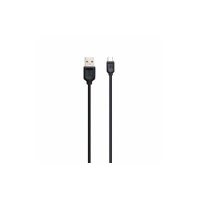 Дата кабель USB 2.0 AM to Micro 5P 1.0m 2.1A black XO (NB36-M-1-BK)