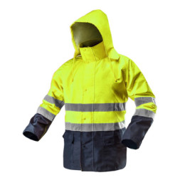 Куртка робоча Neo Tools підвищеної видимості, Oxford 300 D, жовта, р. L (81-720-L)