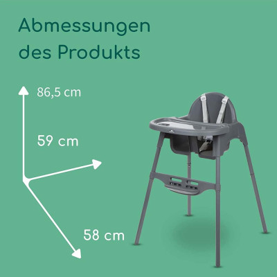Стілець для годування Bebe Confort MEELY DARK GREY (2712551210)