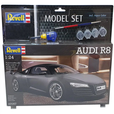Збірна модель Revell Набір автомобіль Audi R8 рівень 4 масштаб 1:24 (RVL-67057)