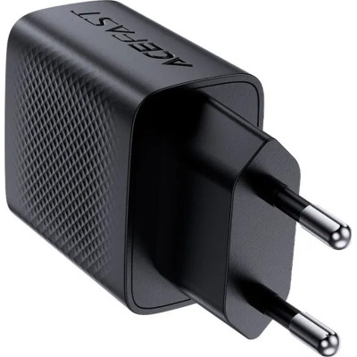 Зарядний пристрій Acefast USB-C 20W + Type-C cable A82 Fast Charger Black (6974316280057)