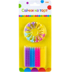 Свічка Maxi 24 шт висотою 6 см; 12 підставок (MX620024.C04)