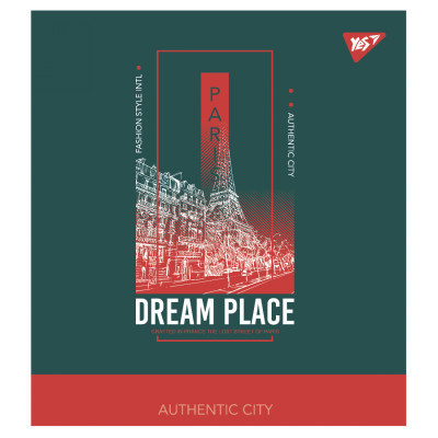 Зошит Yes А5 Dream place 24 аркушів лінія (766854)