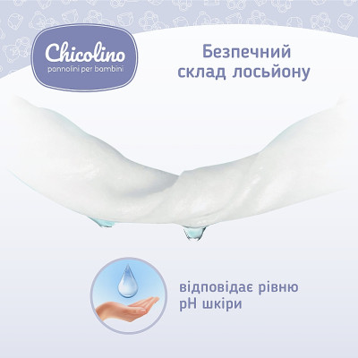 Дитячі вологі серветки Chicolino алоє вера 72 шт (4823098411802)