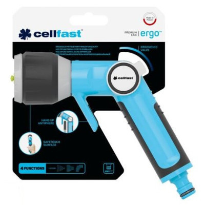 Пістолет для поливу Cellfast пістолетний ERGO багатофункціональний (53-330)