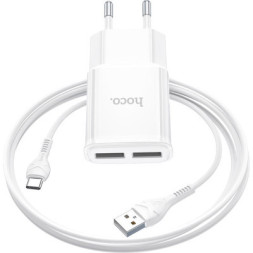 Зарядний пристрій HOCO C88A White (6931474749550)