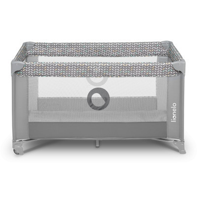 Дитячий манеж Lionelo Stefi Grey Concrete Multicolor (LO-STEFI GREY CONCRETE MULTICOLOR)