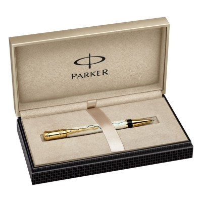 Ручка кулькова Parker DUOFOLD  Pearl and Black NEW BP (91 632Ж)
