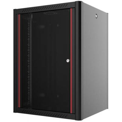 Шафа настінна Mirsan WTN 19&quot; 16U 600x560, RAL 9005 (MR.WTN16U56DE.01)
