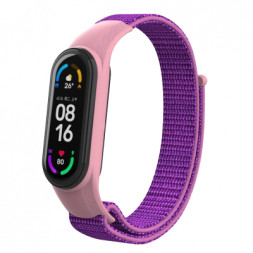 Ремінець до фітнес браслета Armorstandart нейлоновий для Xiaomi Mi Band 7/6/5/4 Purple (ARM67854)