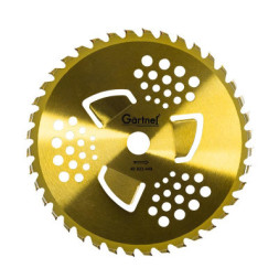 Ніж для тримера Gartner до садового тримера 255х25.4 мм 40 ТВС зубців, 3 підрізні ло (40023448)