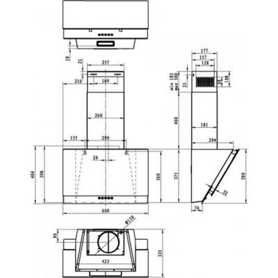 Витяжка кухонна Gorenje WHI629EB