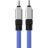 Дата кабель USB-C to USB-C 1.0m CoolPlay Fast Charging 100W blue Baseus (CAKW000203)