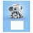 Зошит Школярик Robot animals 12 аркушів лінія (012-3331L)
