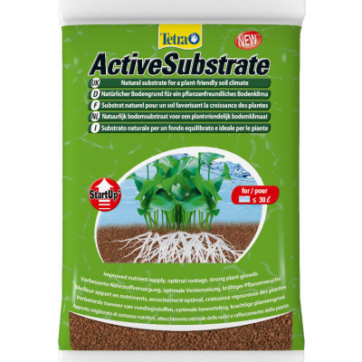 Ґрунт для акваріума Tetra Active Substrat натуральний з рослинами 3 л (4004218246898)