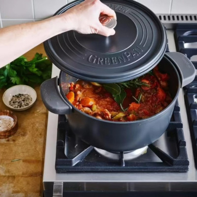 Гусятниця GreenPan Featherweights 25 см, 6,2 л чорна (CC002222-001)