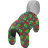 Комбінезон для тварин Collar WAUDOG Clothes Калина L50 B 70-74 см, C 47-50 см (5451-0228)