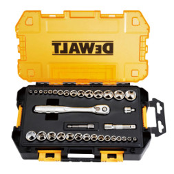 Набір головок DeWALT 1/4&quot;, 3/8&quot;, 34 шт. (DWMT45034-0)
