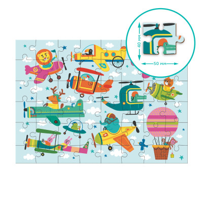 Пазл DoDo на 48 елементів Наздоганяй! У небі (300617)