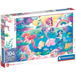 Пазл Clementoni Under the Sea серія Glitter Effect, 104 елементи (20149)