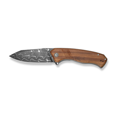 Ніж Civivi Placoid, Wood, Damascus (C23079-DS1)