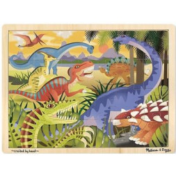 Пазл Melissa&amp;Doug в рамці Динозаври, 24 елемента (MD19066)