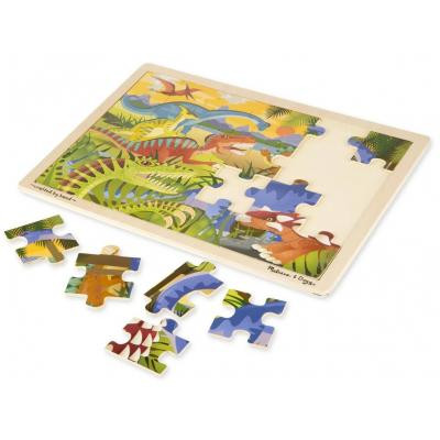 Пазл Melissa&amp;Doug в рамці Динозаври, 24 елемента (MD19066)