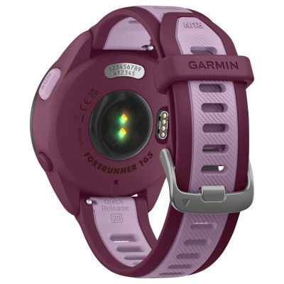 Смарт-годинник Garmin Forerunner 165 Music, GPS, WiFi, Berry/Lilac, GPS (010-02863-33)